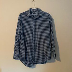 Ralph Lauren Blake Men's Long Sleeve Button-down Collar Blue/Green/White XL